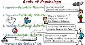Goals of Psychology Explained | Psychology Class | Psychology Course | Psychology classes