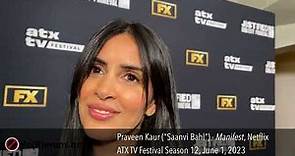 Q&A with Manifest star Parveen Kaur from the ATX TV Festival S12 Red Carpet