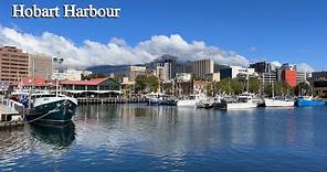 Hobart Harbour, Sandy Bay Beach, Hobart, Tasmania, Australia, 4k 60fps