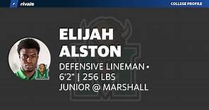 Elijah Alston JUNIOR Defensive Lineman Marshall