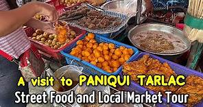 PALENGKE TOUR & FILIPINO STREET FOOD in PANIQUI TARLAC, Philippines | Local Market in the Province