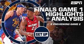 NBA Finals Game 1 Highlights + Analysis 🏀 | Get Up