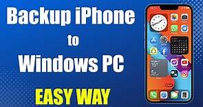 How to Backup iPhone to PC | Backup with iTunes on Windows