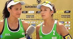 Brazil's Agatha Bednarczuk & Barbara Seixas move into quarterfinals