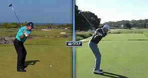 Bill and Jay Haas swing comparison at Humana Challenge