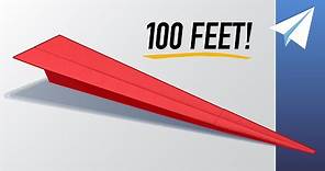 EASY Paper Airplane that Flies REALLY Far — Over 100 feet! — How to make Ballista — Folding Tutorial