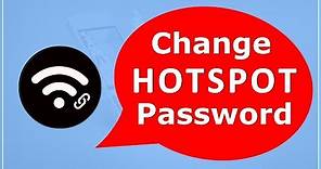 How To Change Hotspot Password on Android