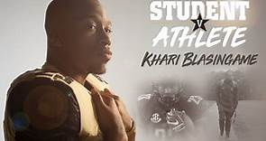 Student-Athlete Khari Blasingame