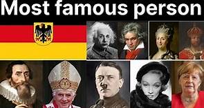 Famous Germans in History / Famous people of Germany / 100 Famous Germans