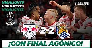 HIGHLIGHTS | RB Leipzig 2-2 Real Sociedad | UEFA Europa League - Playoffs | TUDN