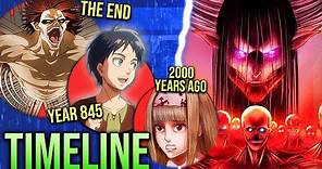 The Complete Attack on Titan Timeline & Eren's Rumbling Explained (+ AOT Final Season & Chapter 139)