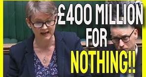 Yvette Cooper lets RIP at the shocking Rwanda COSTS!