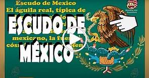 México, partes del escudo, significado de simbolos, Shield of Mexico