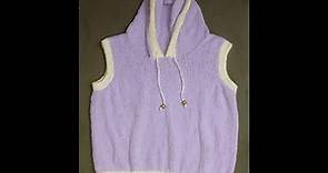 DIY蘇菲的編織~~(N106-2)連帽背心【Hooded Vest】**(織圖分享)