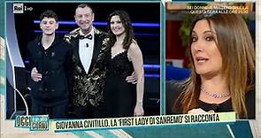 Giovanna Civitillo, la "First lady" di Sanremo si racconta - Oggi è un altro giorno 28/02/2023