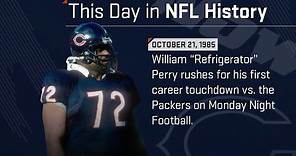 William 'Refrigerator' Perry Scores His 1st TD | This Day in NFL History (10/21/85)