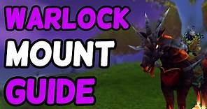 WoW Classic Warlock Dreadsteed Mount Guide - TBC Blood elf included