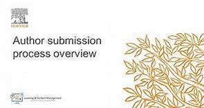 Elsevier: Author submission process overview