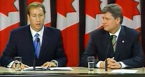 Oct. 16, 2003: Harper and MacKay 'Unite the Right'