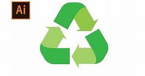 How to Draw a Recycle Logo in Adobe Illustrator