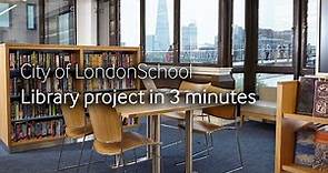 City of London School: The library project in 3 minutes