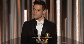 [HD] Rami Malek Wins Best Actor | 2019 Golden Globes