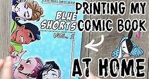 Print Your Comic AT HOME::How to print a comic book