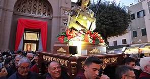 Reggio festeggia il Santo Patrono, la processione di San Giorgio sul Corso Garibaldi | FOTO e VIDEO