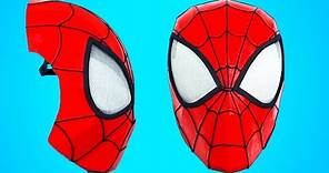 SPIDER-MAN MASK - SPIDERMAN FACESHELL - How To | Creative Minds