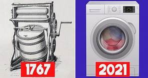 Evolution of Washing Machines [1767-2021] | History