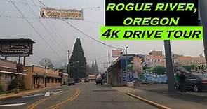 Rogue River, Oregon | 4k Driving Tour | Dashcam