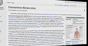 How Wikipedia became a trusted source for COVID-19 information