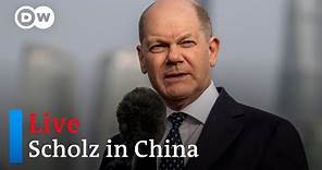 Live: German Chancellor Olaf Scholz holds press conference during China visit | DW News