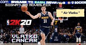 Vlatko Cancar Jumpshot and Signature Fix (Full Edit) | NBA2k20 Mobile
