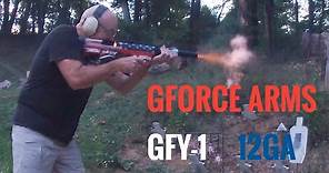 GForce Arms GFY-1 Bullpup 12ga Shotgun Box Opening, First Shots, and Fun!