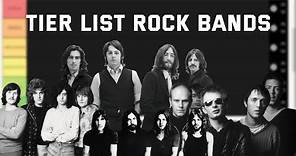 Tier List - Maiores Bandas de Rock de Todos os Tempos