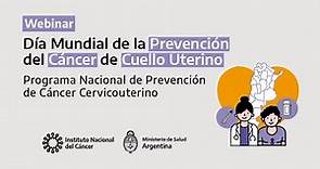 Webinar Día Mundial de la Prevención del Cáncer Cervicouterino