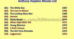 Anthony Hopkins Movies List