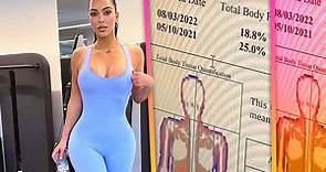 Kim Kardashian Reveals Body Fat Percentage After Body Scan