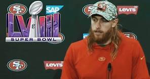 49ers George Kittle provides update on injury and previews Super Bowl vs Chiefs