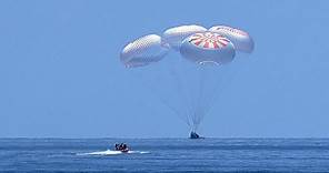 SpaceX capsule brings 2 NASA astronauts back to Earth