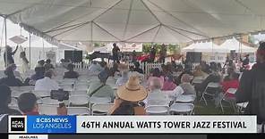 46th Annual Watts Tower Jazz Festival draws large crowds over weekend
