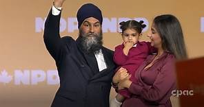 Party Leader Jagmeet Singh addresses NDP convention – October 14, 2023