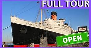 [NEW 2023] RMS Queen Mary - FULL Walkthrough - 4K 60FPS | Long Beach, California