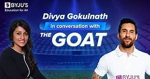 Divya Gokulnath in conversation with Lionel Messi #byjus
