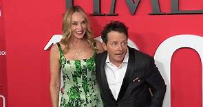 Michael J. Fox and wife Tracy Pollan attend Time 100 gala