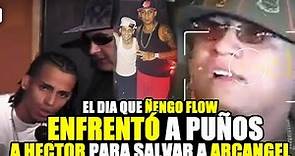 EL DIA QUE ARCÁNGEL PROVOCO A HECTOR EL FATHER Y ESTE FUE SALVADO POR ÑENGO FLOW DE SER G0LPEAD0