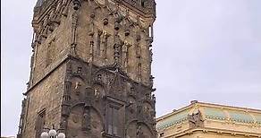 Powder Gate Tower (Prašná brána) #prague #czechrepublic