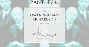 Owen Willans Richardson Biography - British physicist (1879 – 1959)