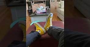Yellow Converse Shoeplay